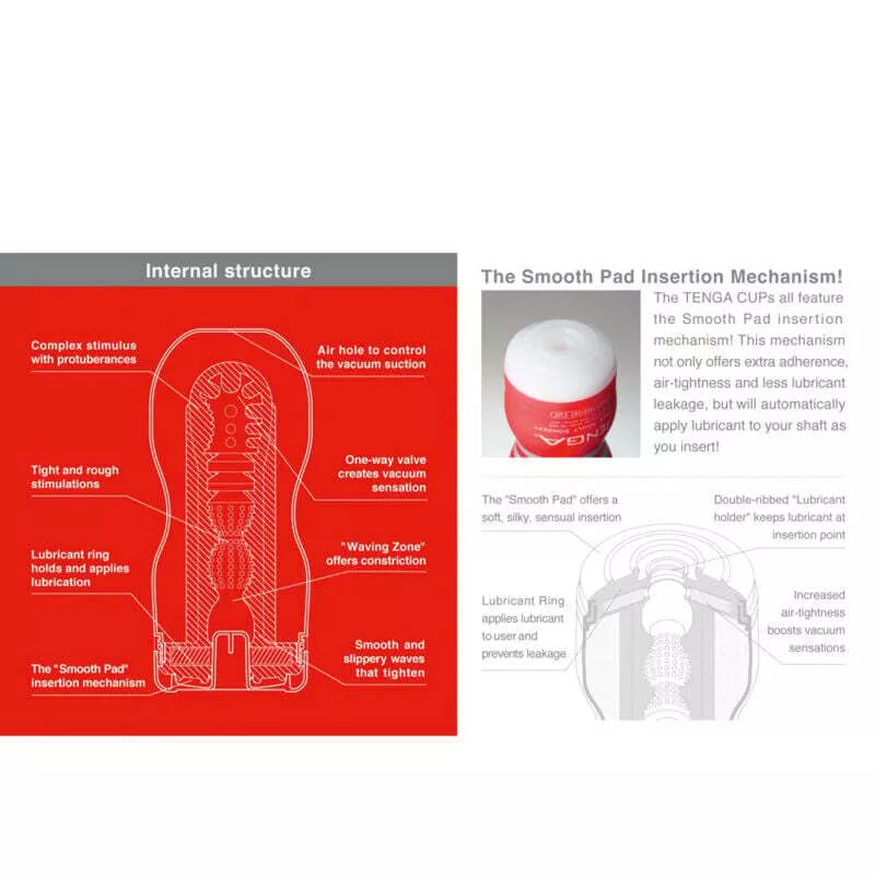 Masturbatorius Tenga deep throat  cup red