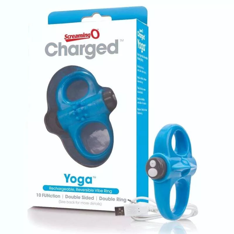 Penio žiedas Charged Yoga (mėlynas)