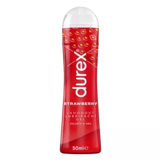 Lubrikantas Durex Play Braškė (50 ml)